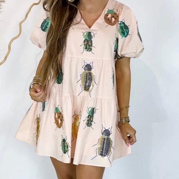 Queen of Sparkles Beetle dress. Size medium. NWT - Picture 6 of 6